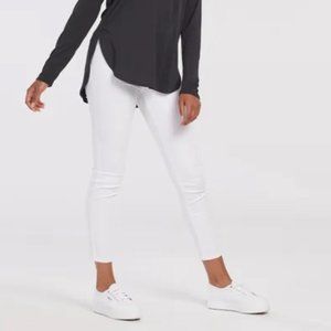 Tribal white ankle jeggings